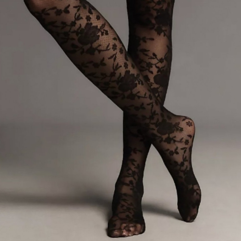 Tulle rosette tights - Picture 2 of 2